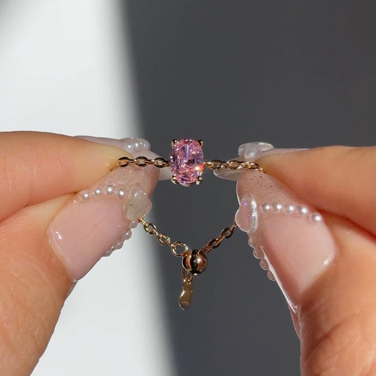 PINK Self-Love Chain Ring