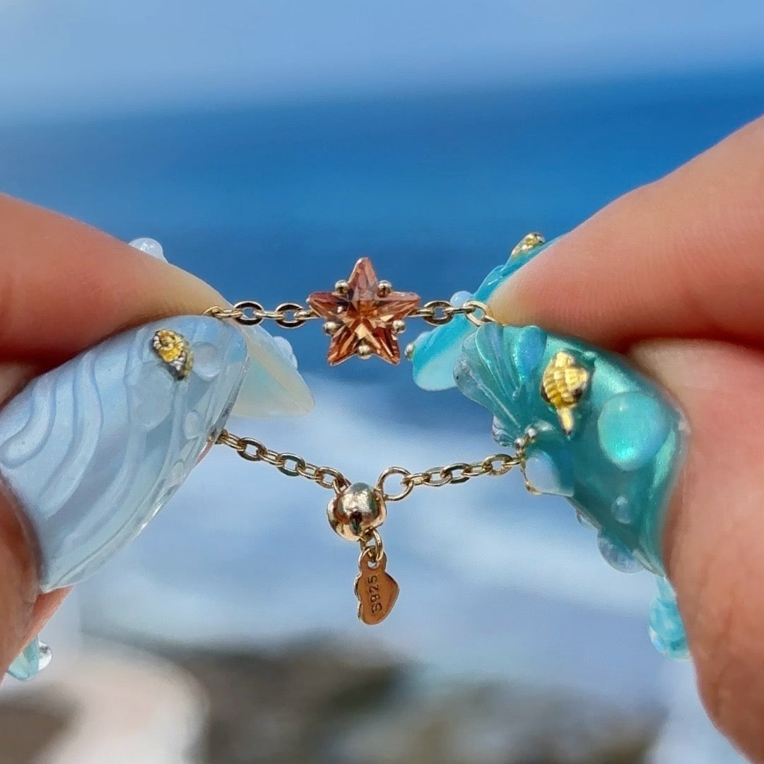 Star Chain Rings- Gold