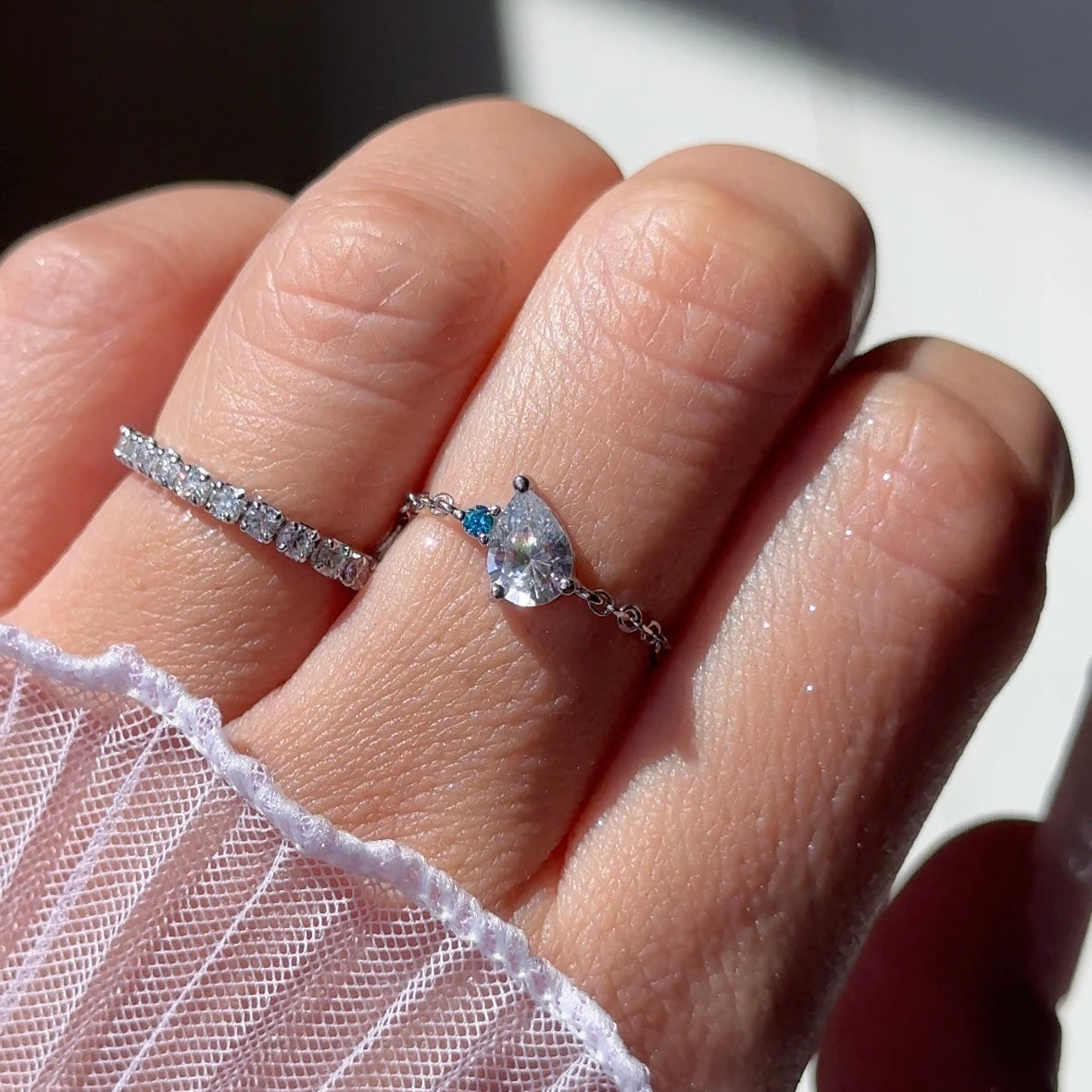 NEW! Mom and Me Chain Ring