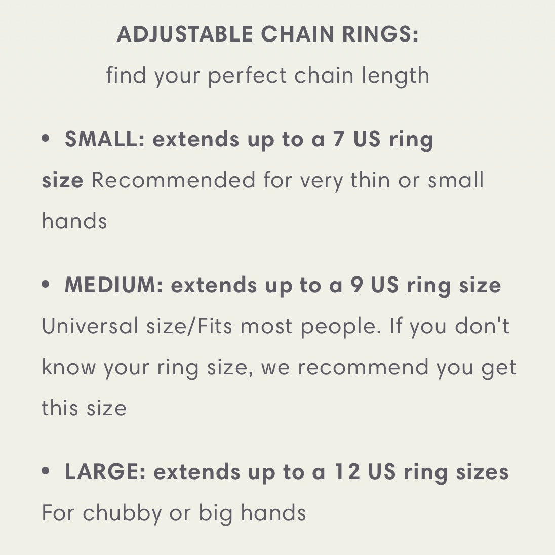 Star Chain Rings- Gold