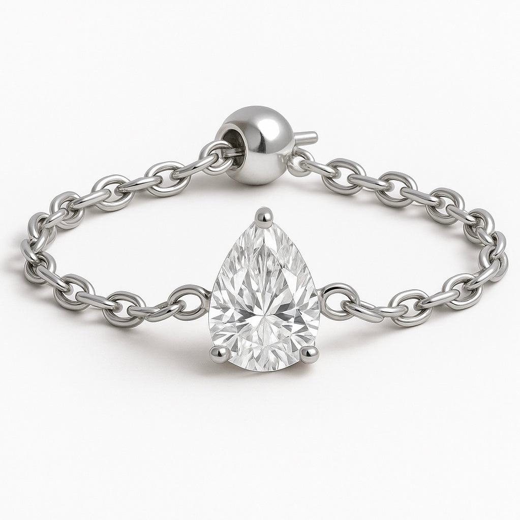 The Original Self-Love Chain Ring- Silver