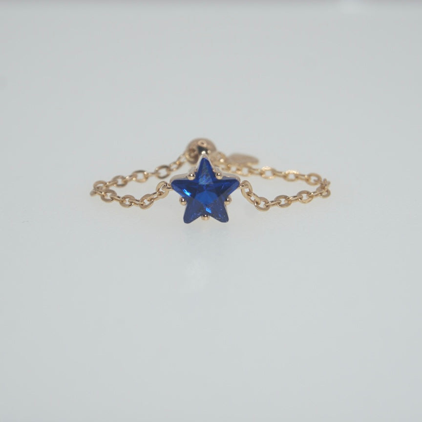 NEW! Star Chain Ring- Gold