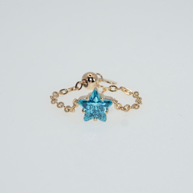 NEW! Star Chain Ring- Gold