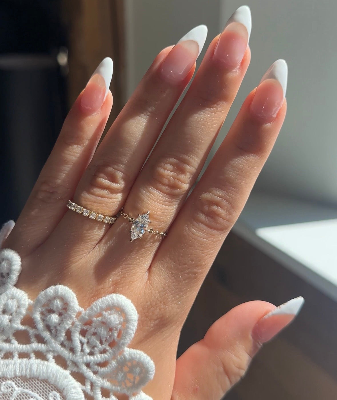 NEW! Marquise Chain Ring