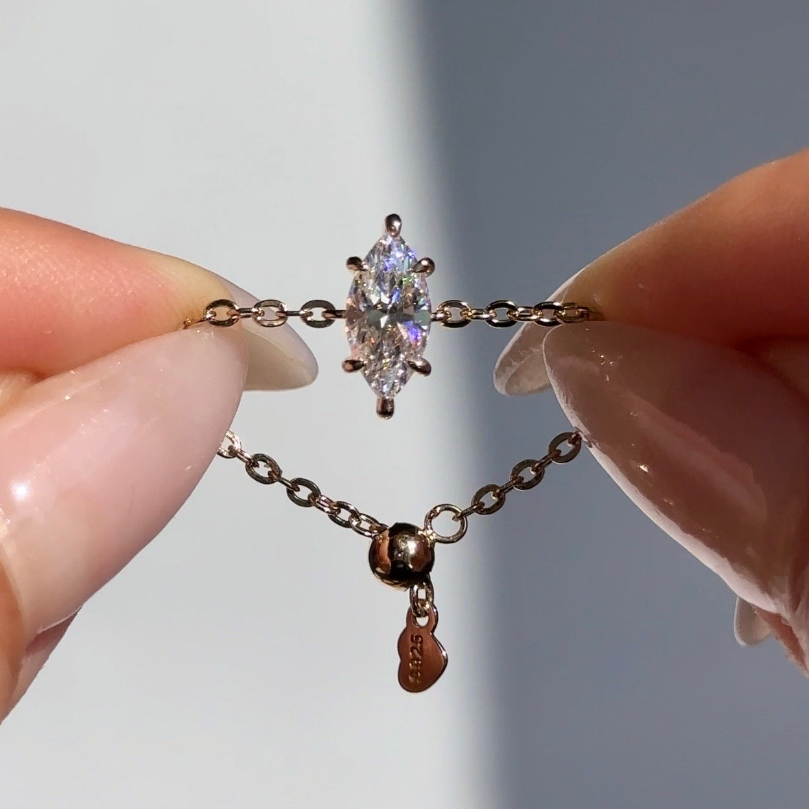 NEW! Marquise Chain Ring