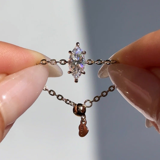 NEW! Marquise Chain Ring