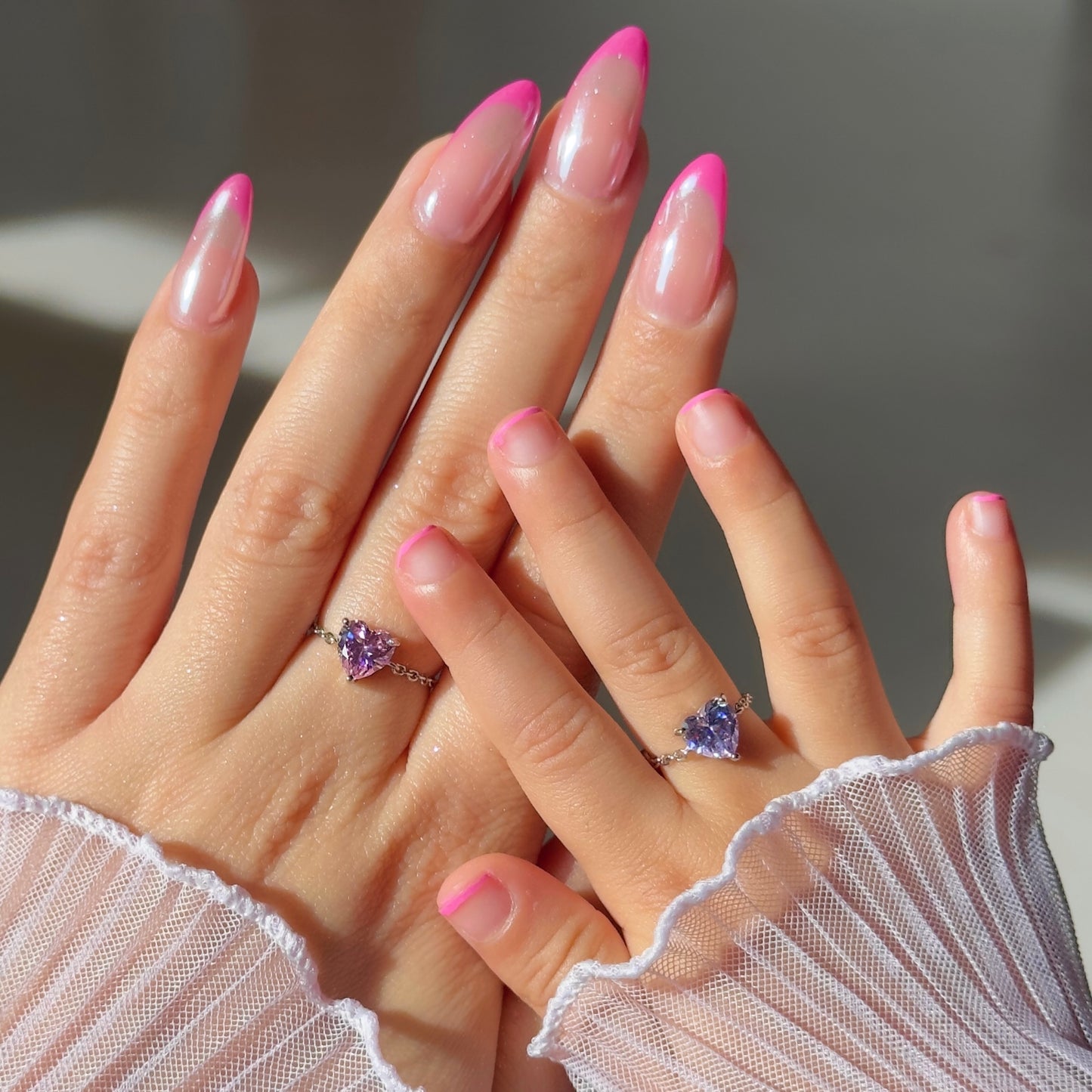Friendship Heart Chain Ring