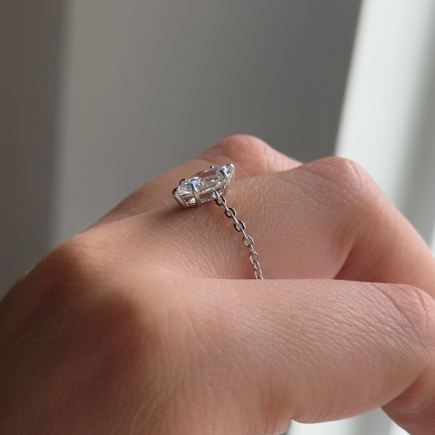 NEW! Marquise Chain Ring