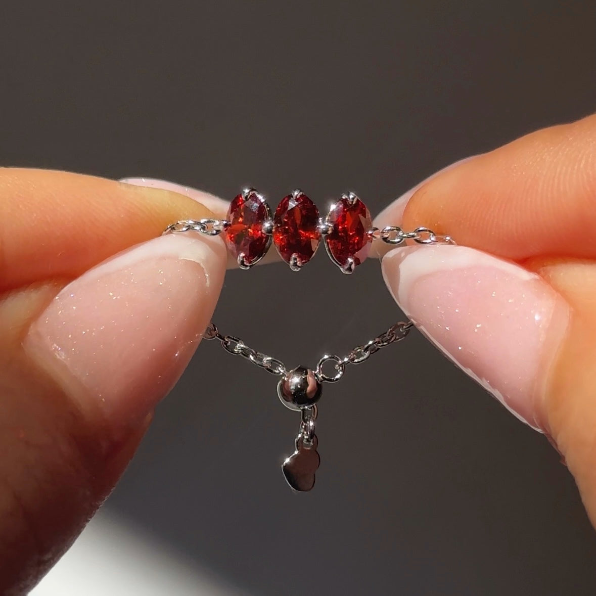 NEW! Fire Rose Chain Ring