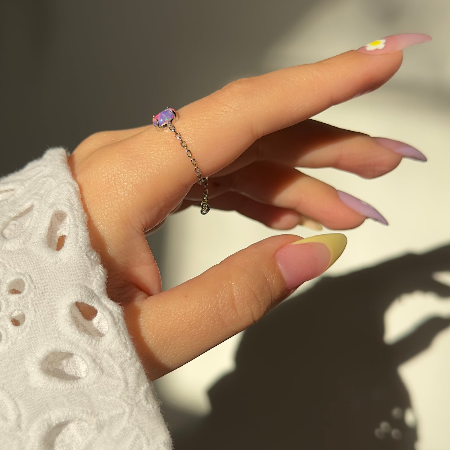 LIMITED EDITION Purple Opal Self-Love Chain ring