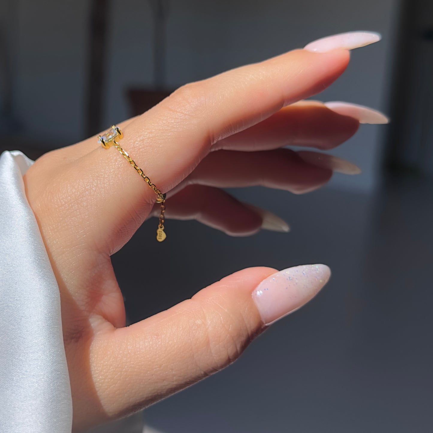 Self-Love Chain Ring- Yellow Gold