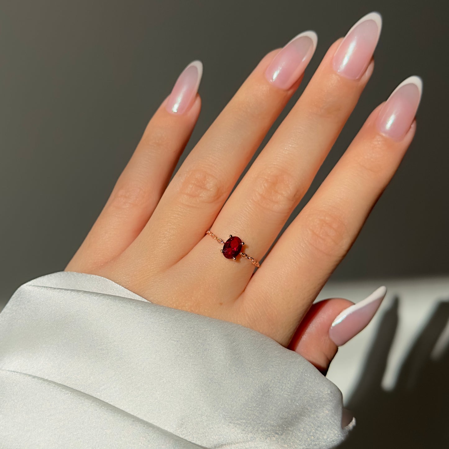 Ruby Self-Love Chain Ring