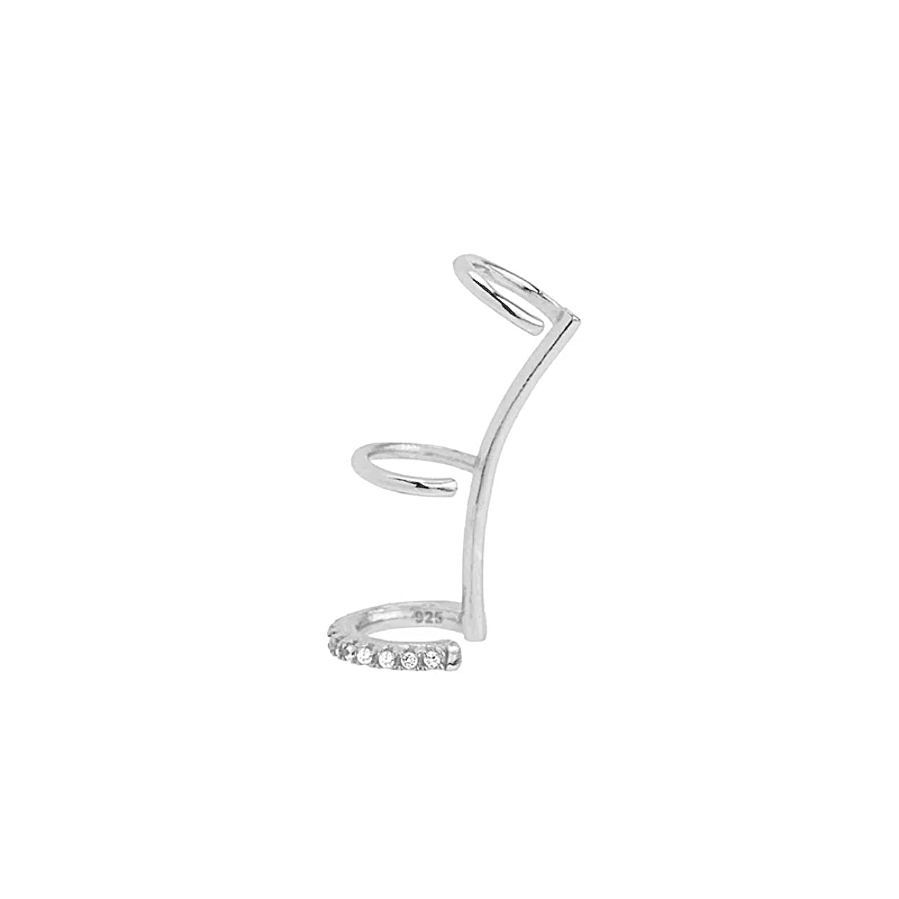 ¡NUEVO! Ear cuff triple: oro de 14 quilates sobre plata de ley